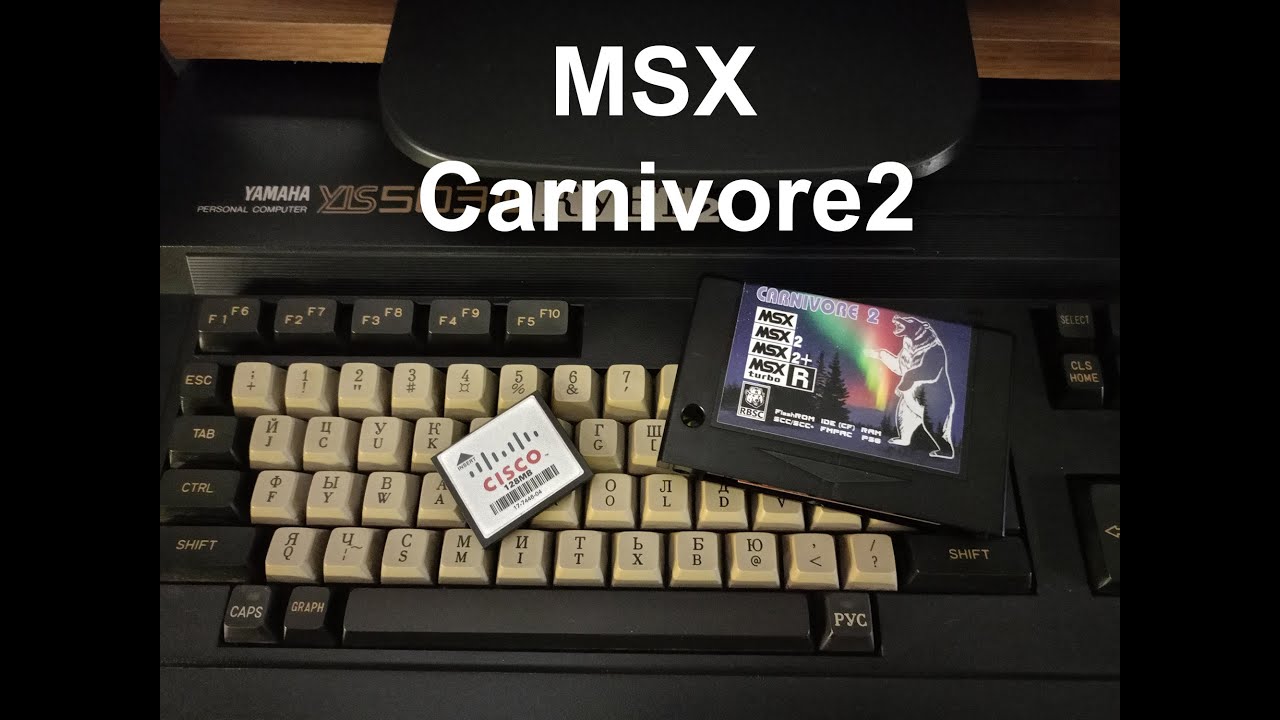 Запись и удаление игр на флеш картридж Carnivore2 (MSX)