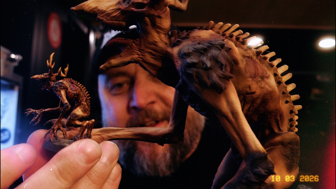 Trying to paint the big verion the same as the mini