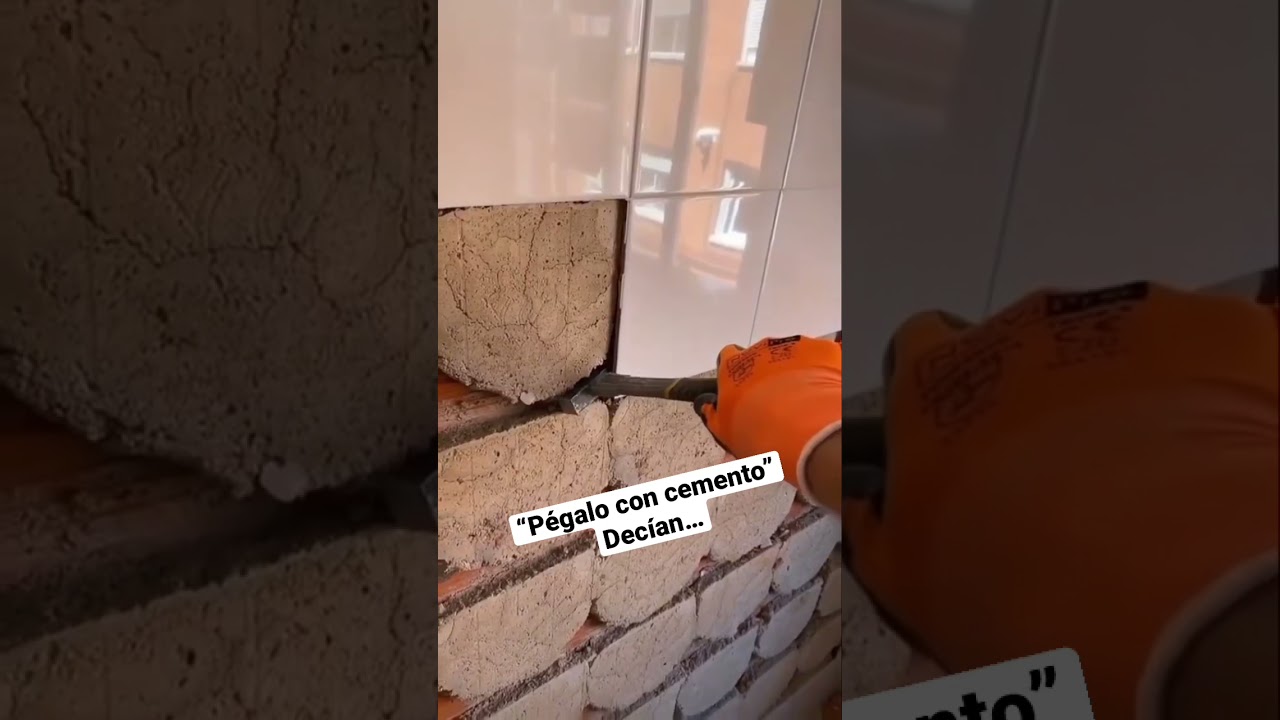 Pegar cer&aacute;mica con cemento, qu&eacute; puede pasar?