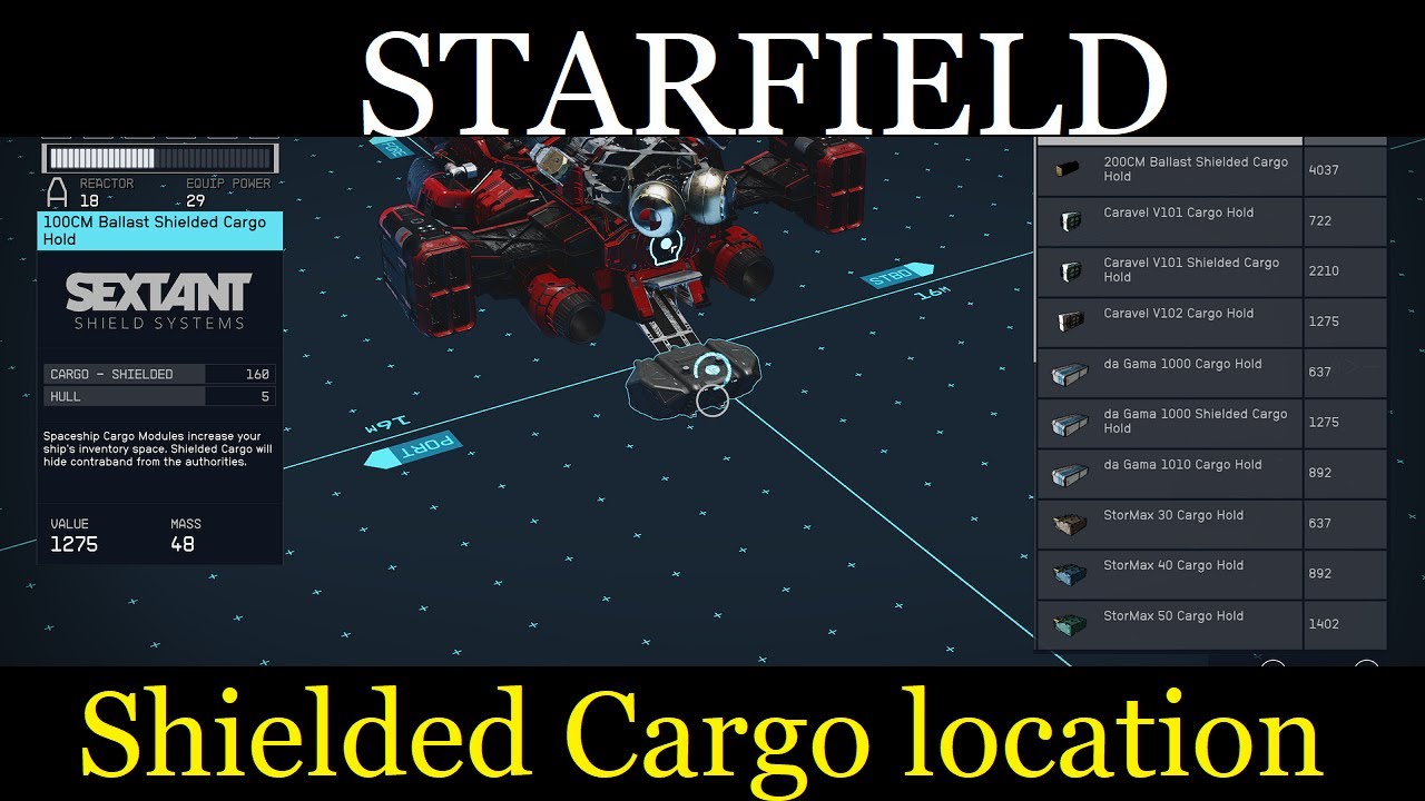 How to get a Shielded Cargo hold in Starfield.
