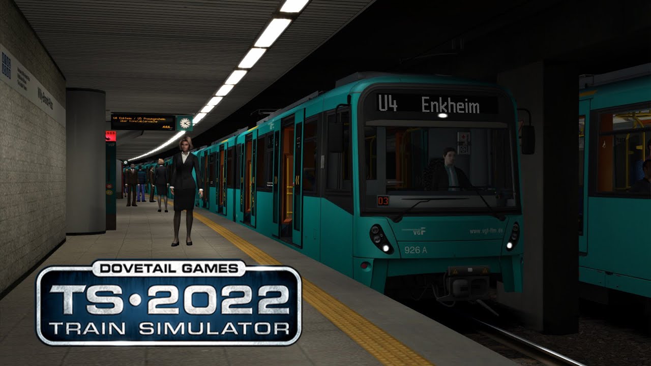 TRAIN SIMULATOR 2022 | #33 | Mit der U4 nach Enkheim | U-Bahn Frankfurt/Main