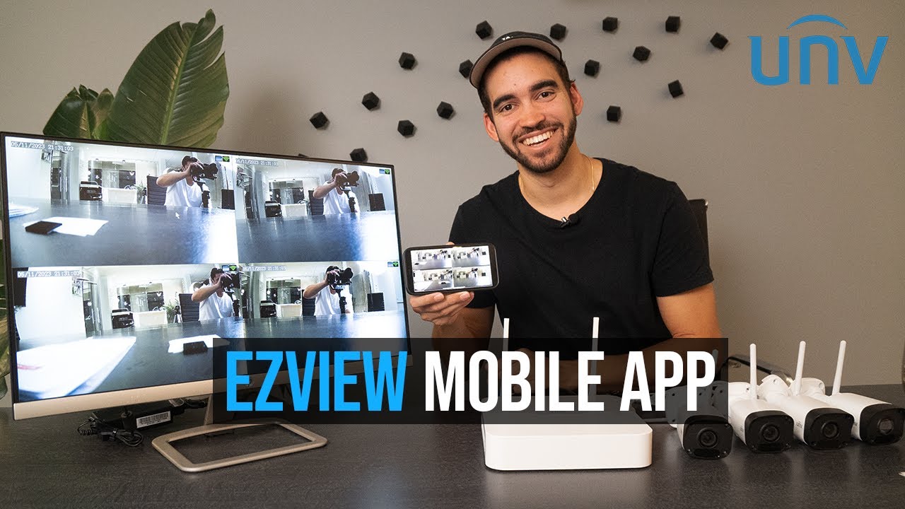 How to Connect Your Uniview Video Surveillance System with EZView Mobile App