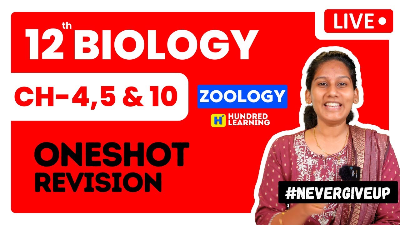 🔴 12th Bio - Zoology  20 Marks in 90 Mins Compulsory Questions Oneshot Revision #bio360 #dnadoc