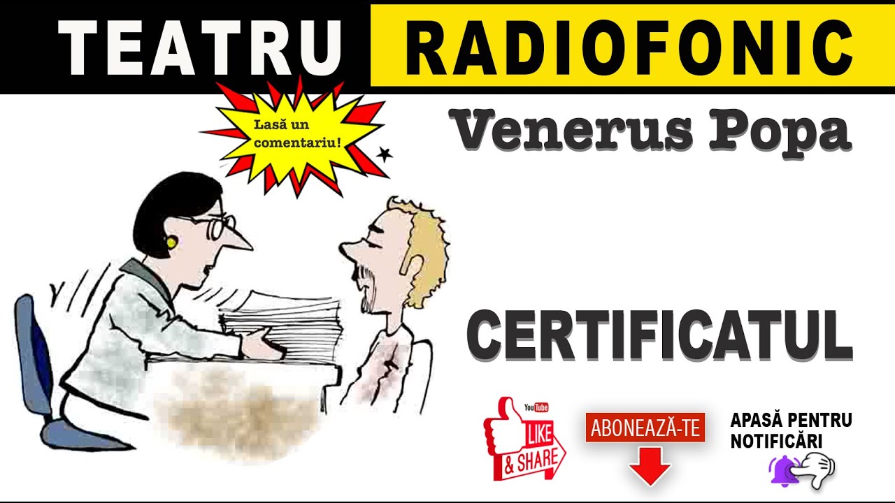Venerus Popa - Certificatul | Teatru radiofonic