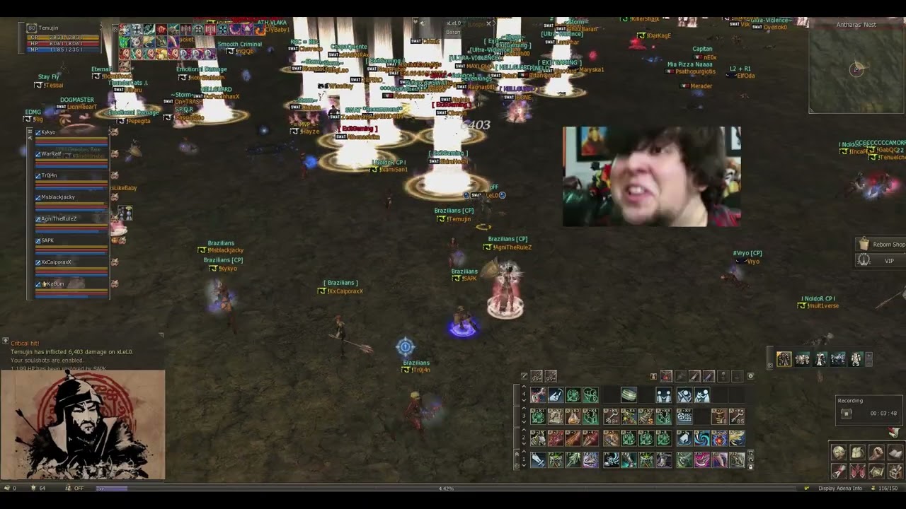 Antharas L2Reborn  Interlude Eternal (Brazilians CP) Temujin