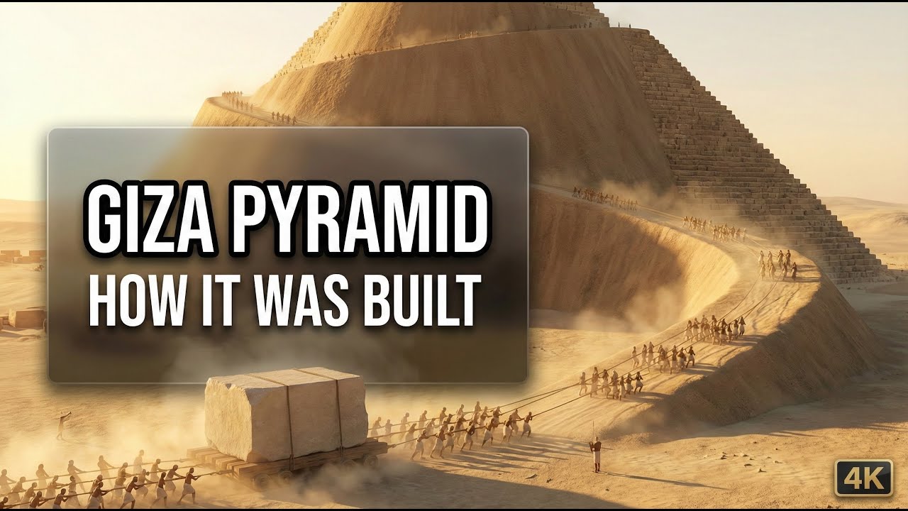 How the Great Pyramid Was Built (4K) — Giza / Khufu