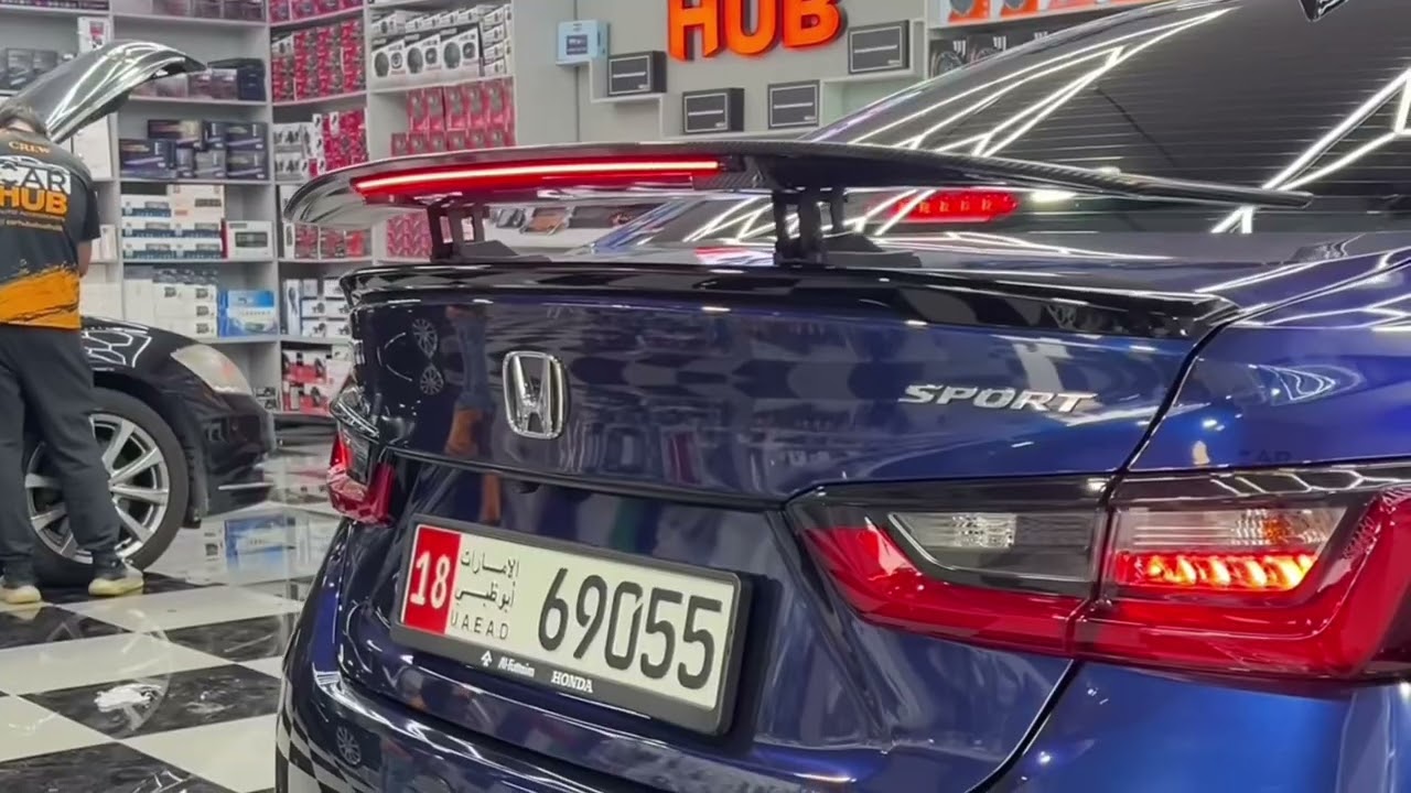 ELECTRIC SPOILER FOR HONDA CITY | CAR HUB ABU DHABI
