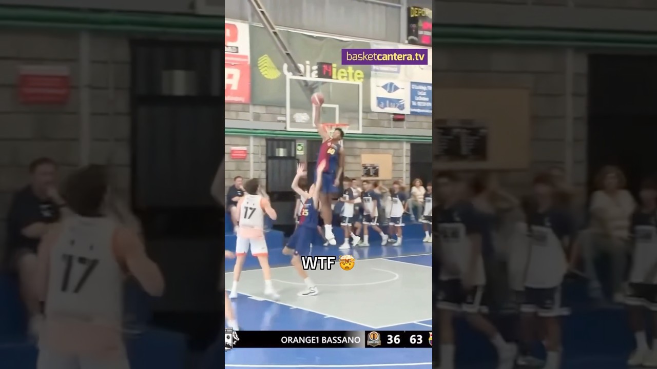 Mohamed Dabone 😳 (via BasketCantera) #MohamedDabone #basketball #viral #explore #shorts