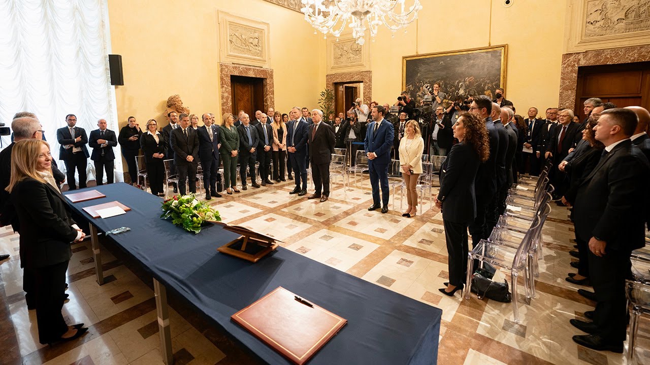 Cerimonia di giuramento dei Sottosegretari del Governo Meloni