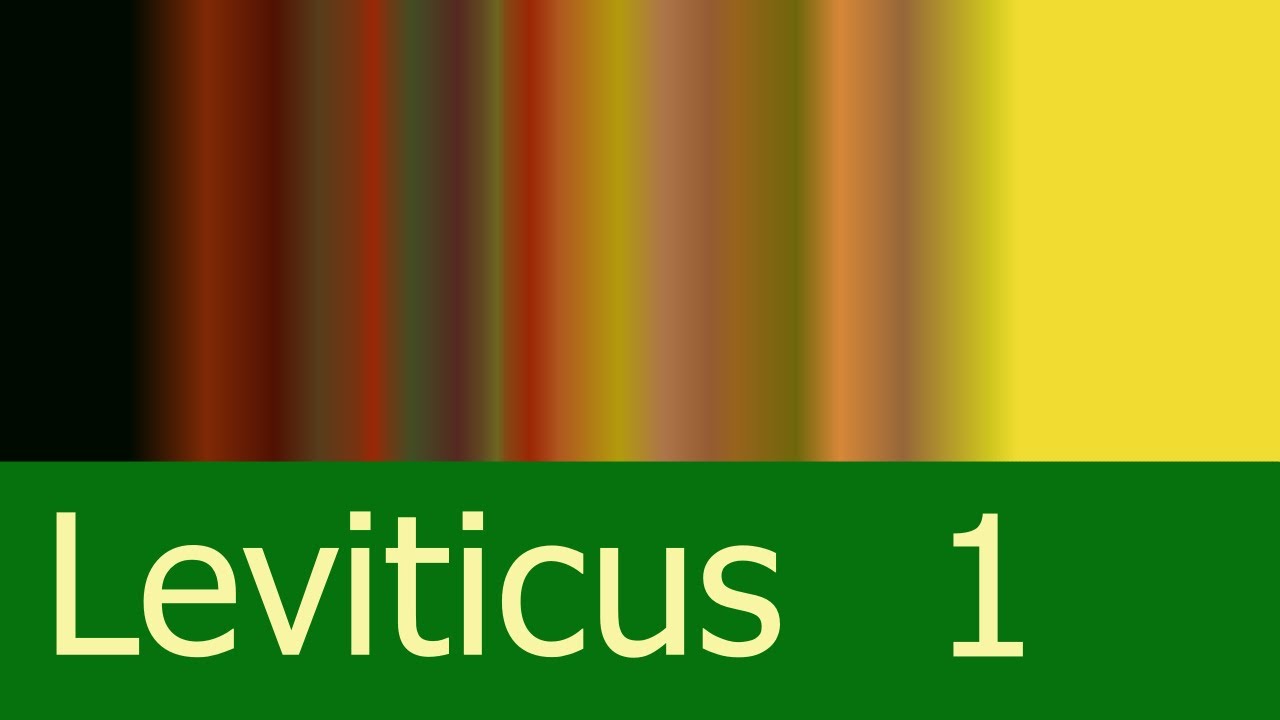 Bible Commentary on Leviticus Chapter 1