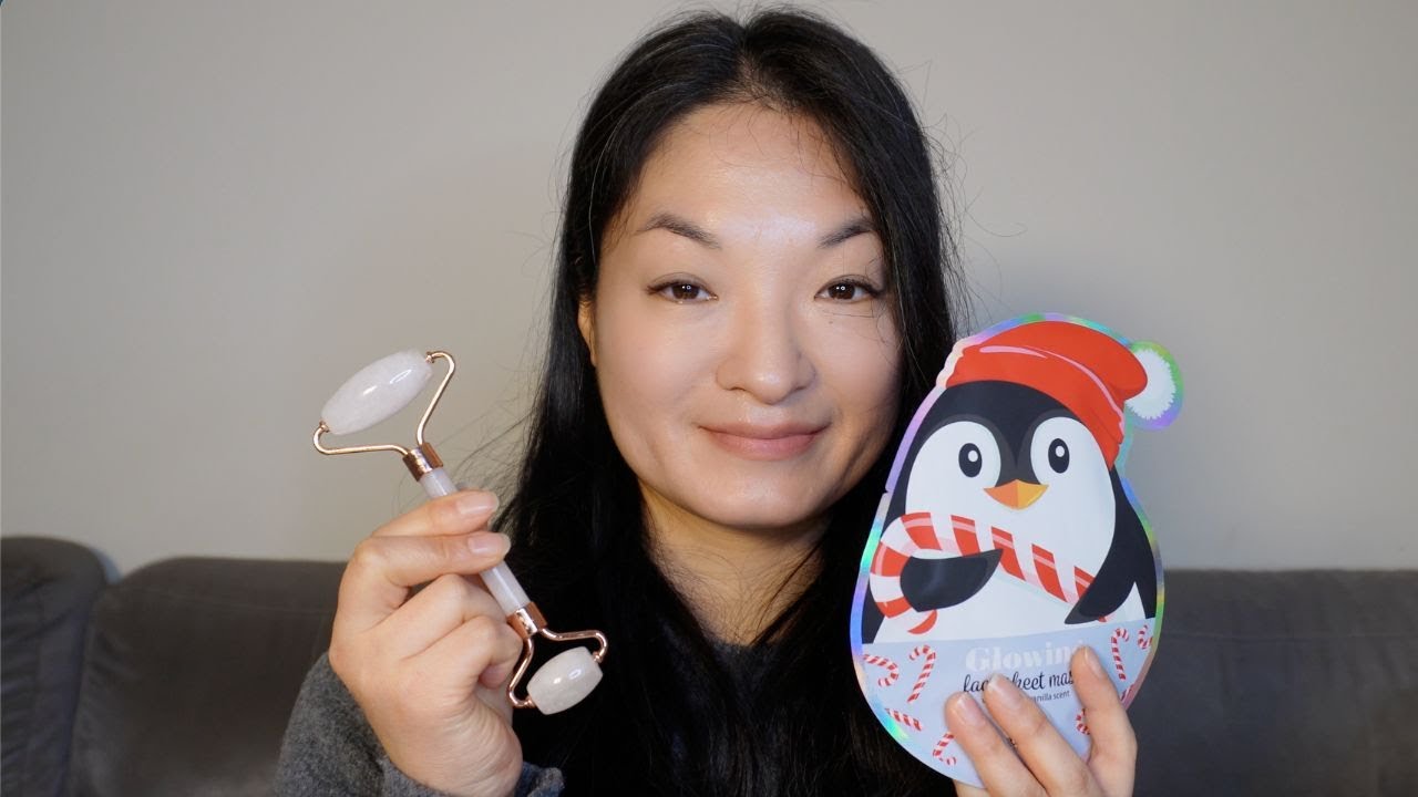 ASMR VISUEL: ton amie passe la soirée avec toi (attention personnelle, skin care, massage)