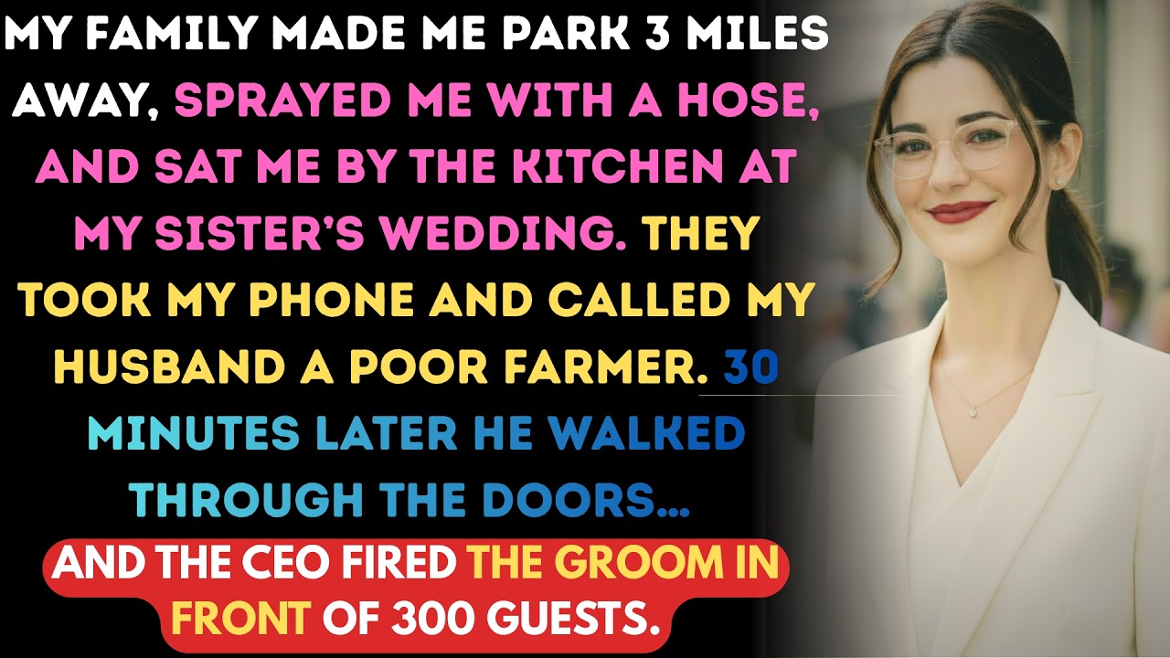 My Family Treated Me Like a Servant at My Sister's Wedding Until My Husband Walked In and Owned...