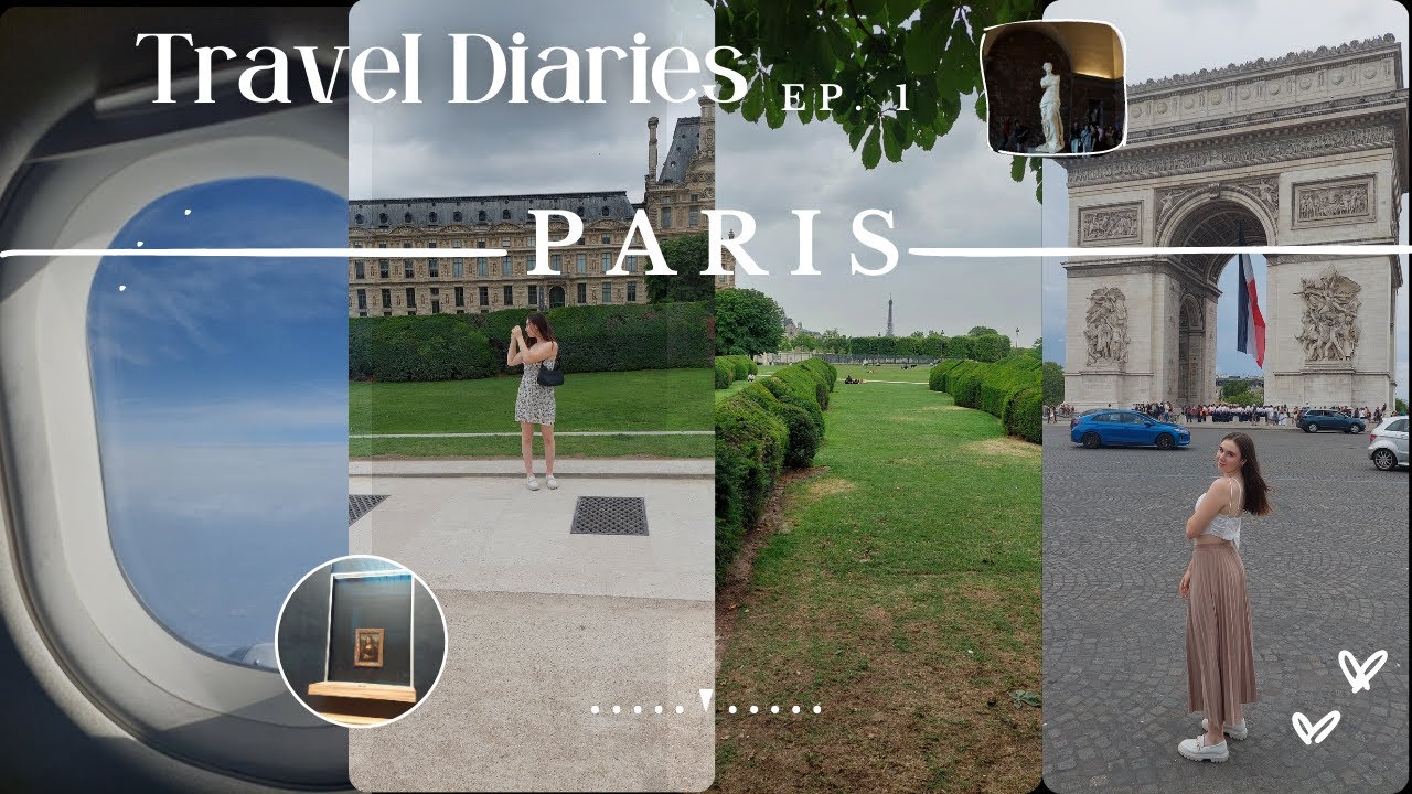 2023 Travel Diaries ~ ep. 1 | Paris vlog - pt. 1 (Arc de Triomph, Louvre, cafes, outfits, macaroons)