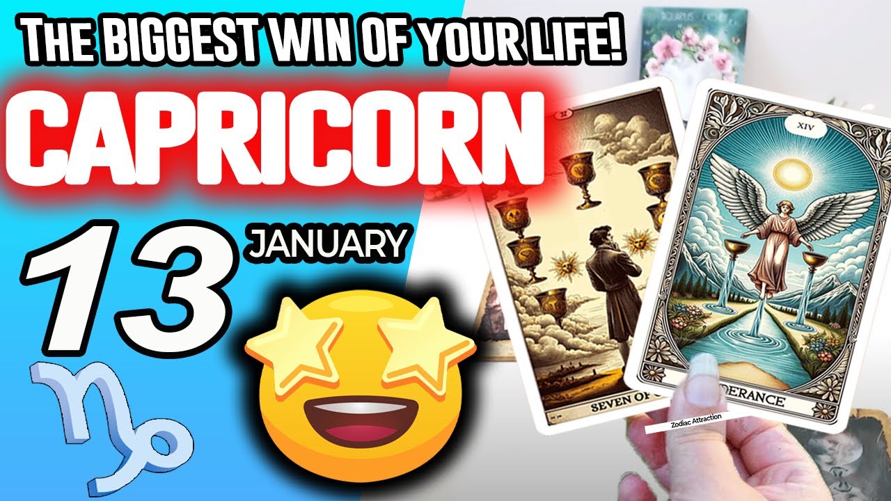 Capricorn ♑️It&rsquo;s COMING❗🤩The BIGGEST WIN OF your life❗💸 horoscope for today JANUARY 13 2026 ♑️ tarot