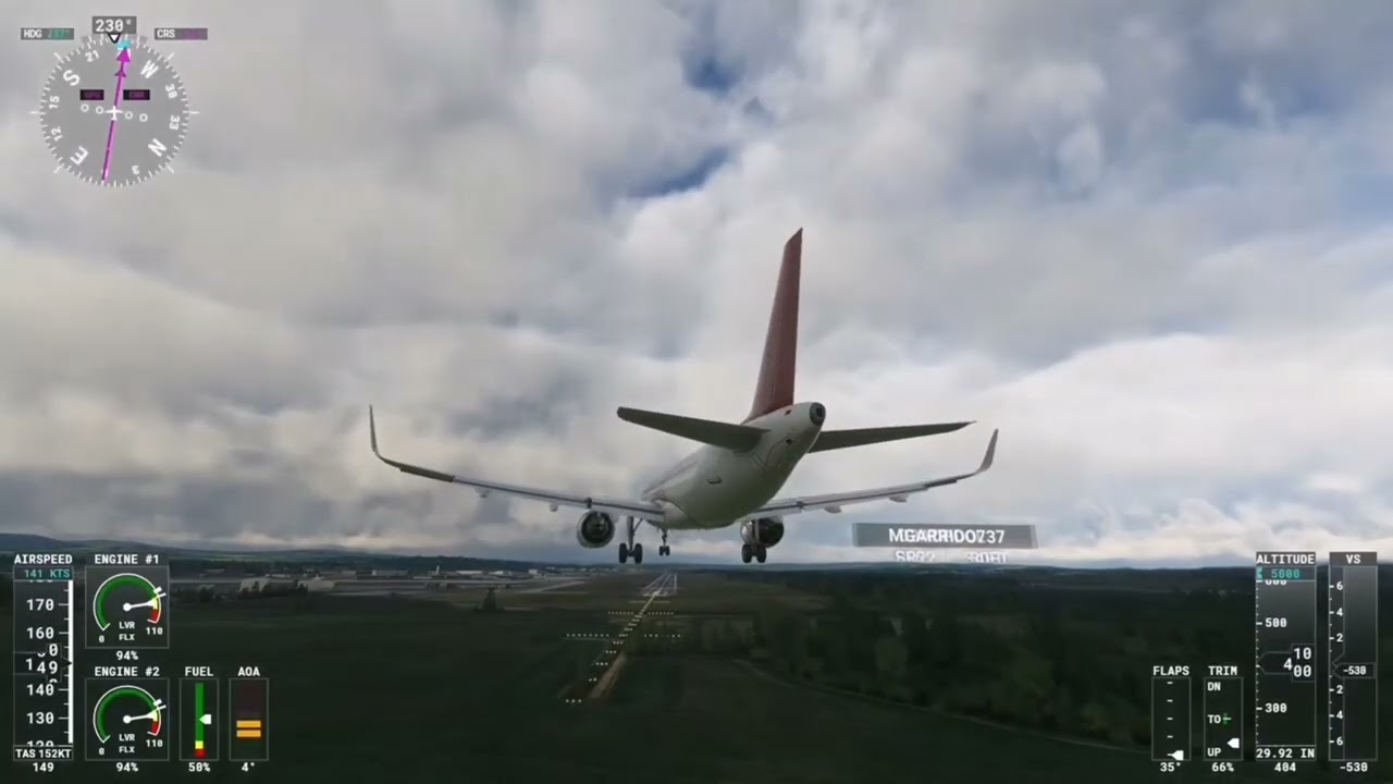 A320 hrad Landings at EGPH (Realistic Sound Mods) *XBOX ONE*