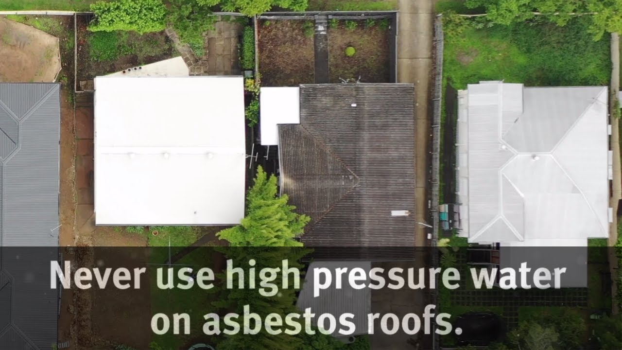 Cleaning Asbestos Roofs