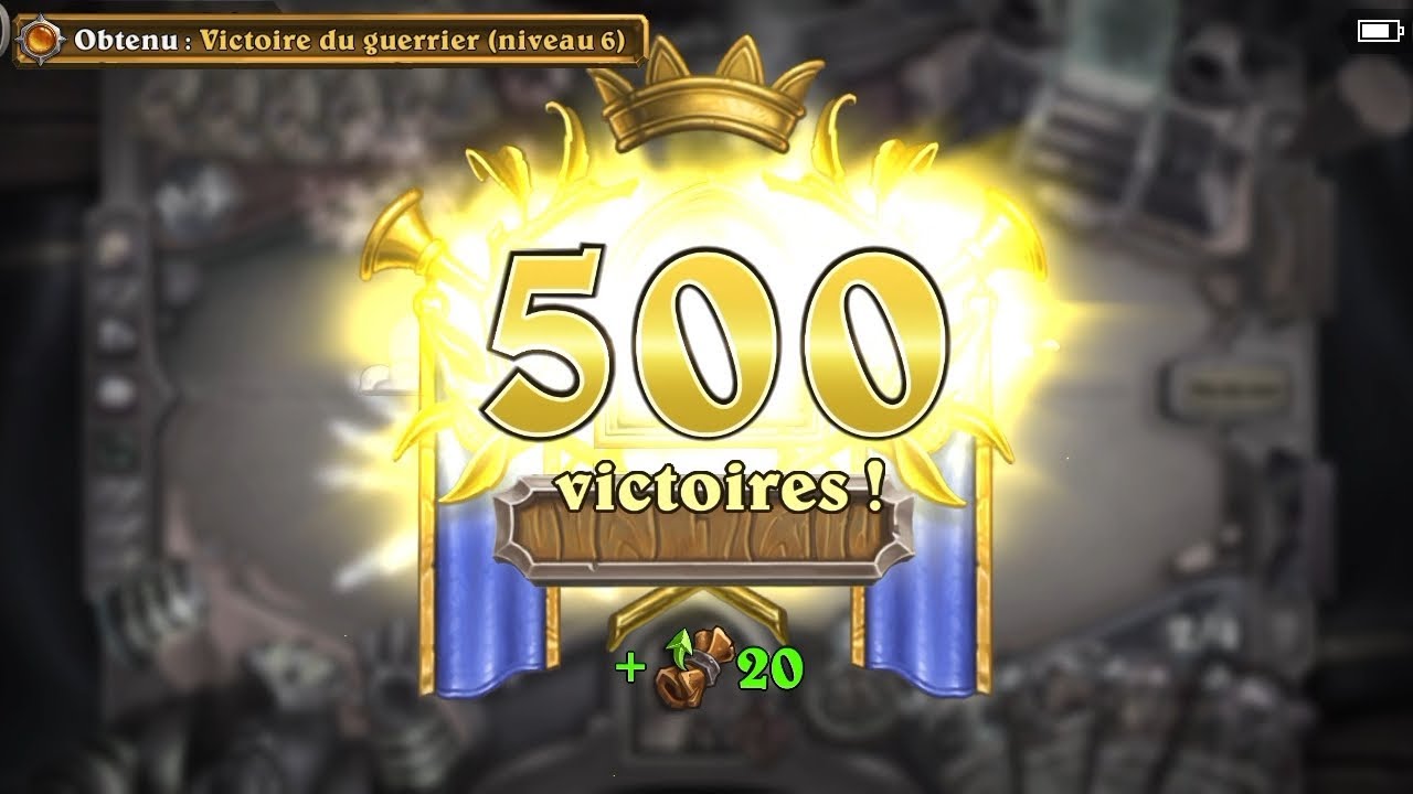 #hearthstone 500 Win en War 🤩🤩🤩