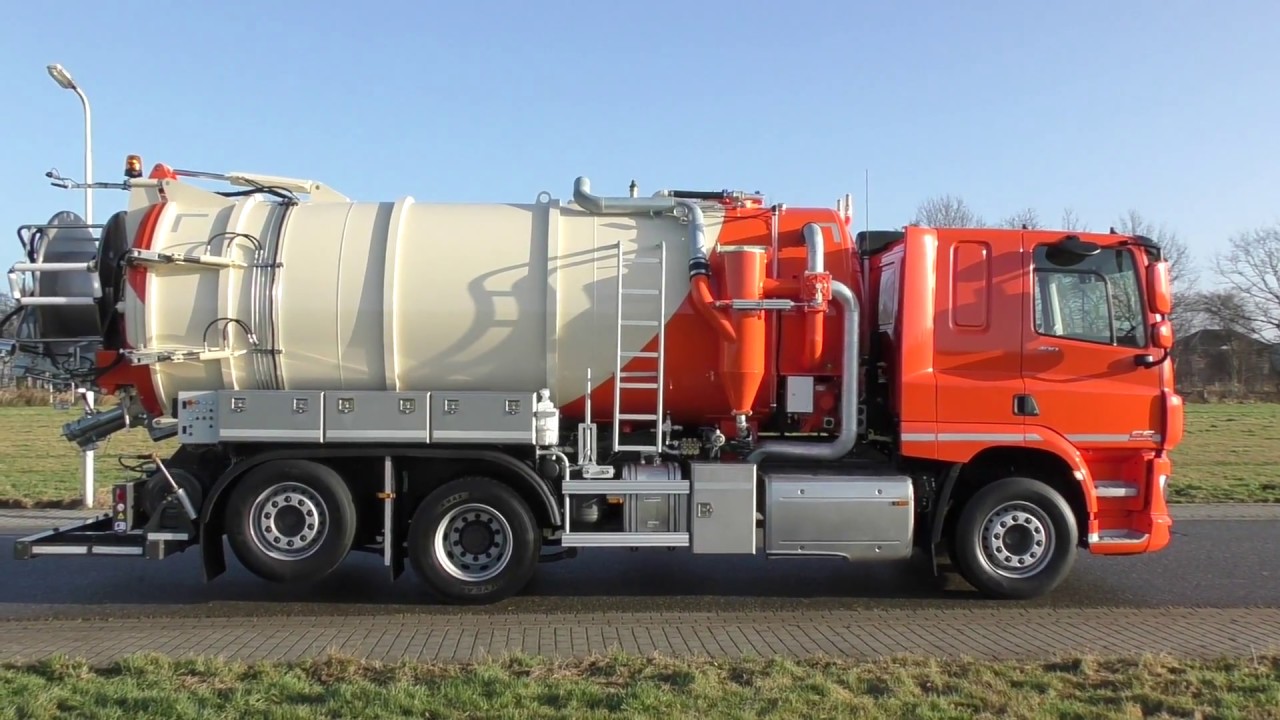 DHM Vacuumwagen / Vacuumtruck Daf