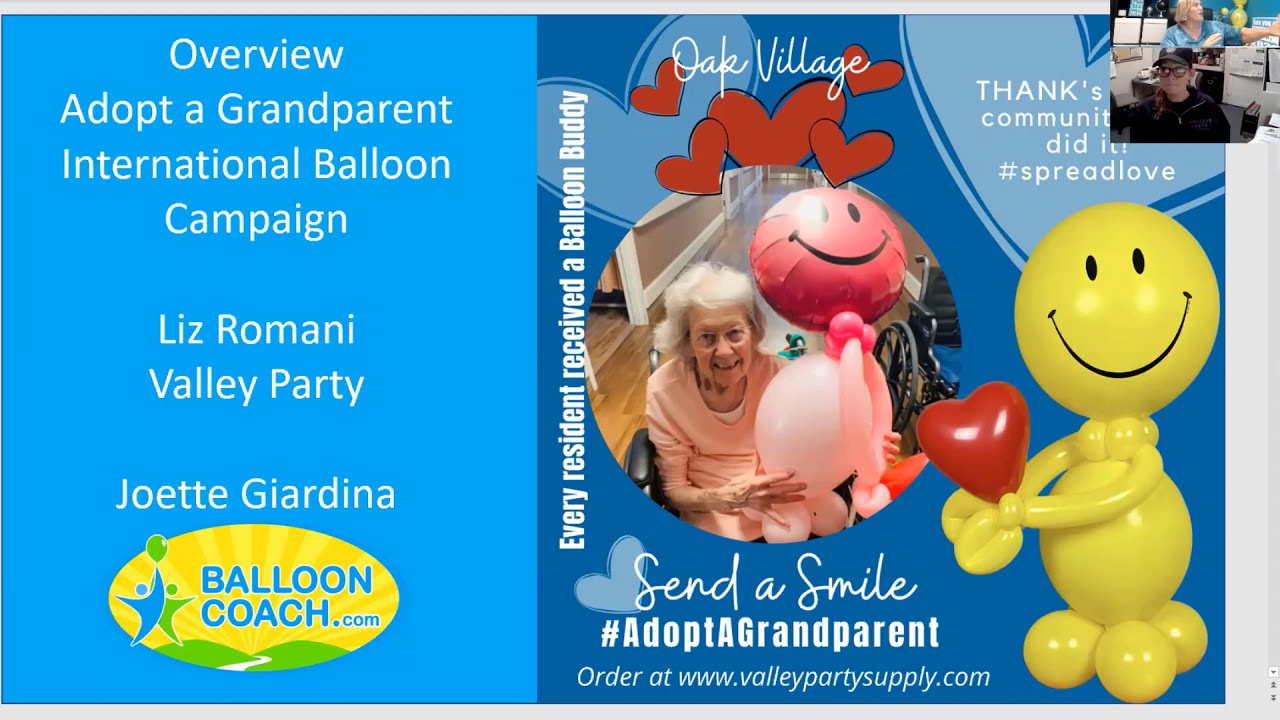 Adopt A Grandparent Balloon Campaign