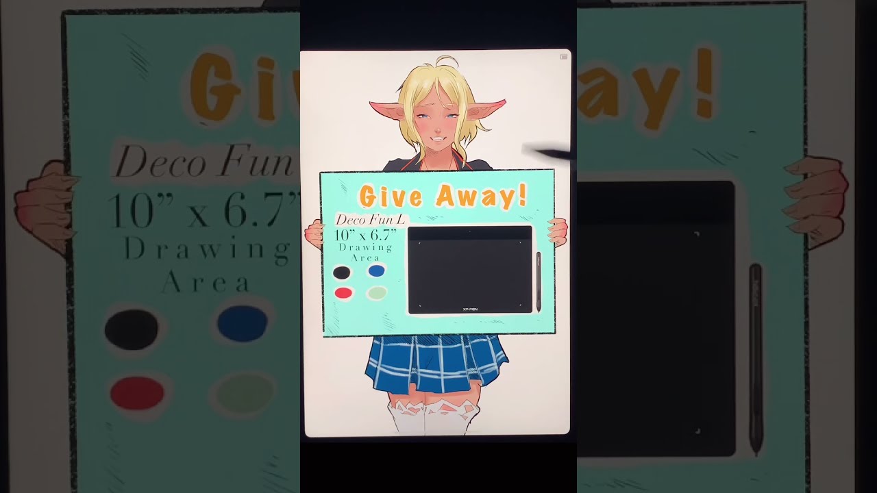 GIVEAWAY: Win a FREE XPPEN Drawing Tablet #art #howtodraw #digitalartist #drawing #digitalart