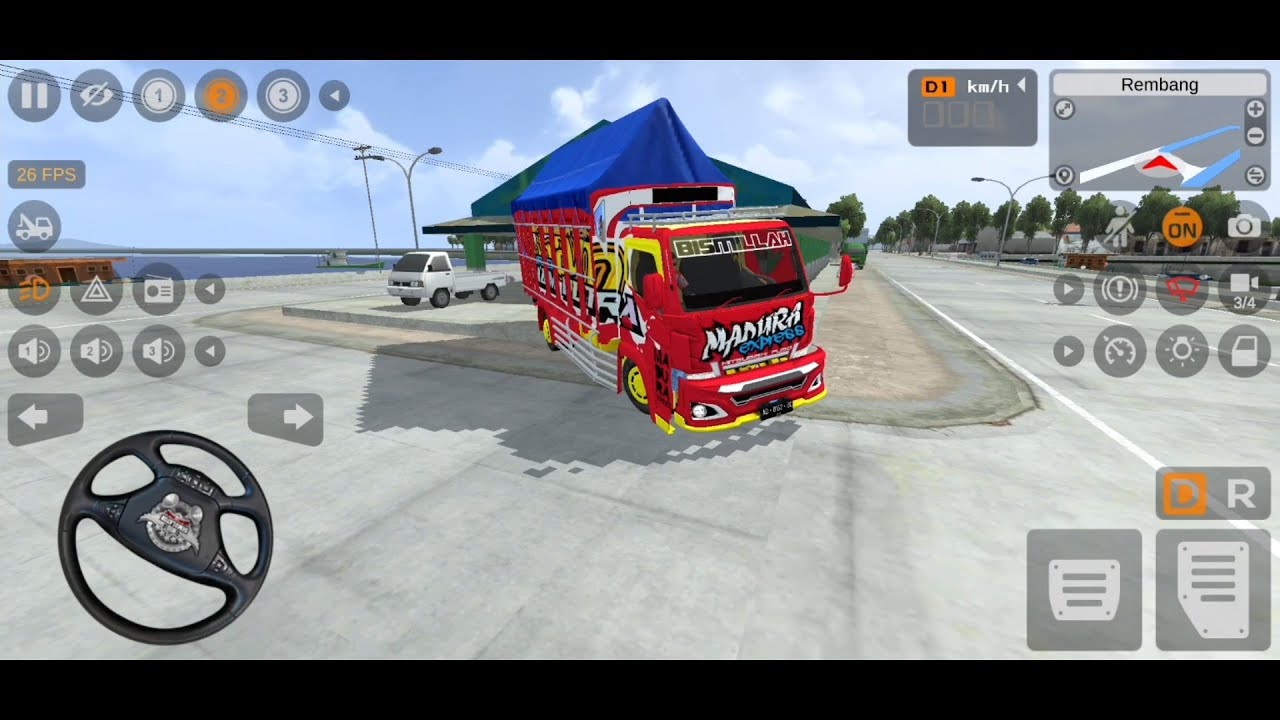PERMAINAN MOBIL TRUK MBOIS MUAT IKAN LAUT SEGAR DARI NELAYAN - GAME BUS SIMULATOR INDONESIA