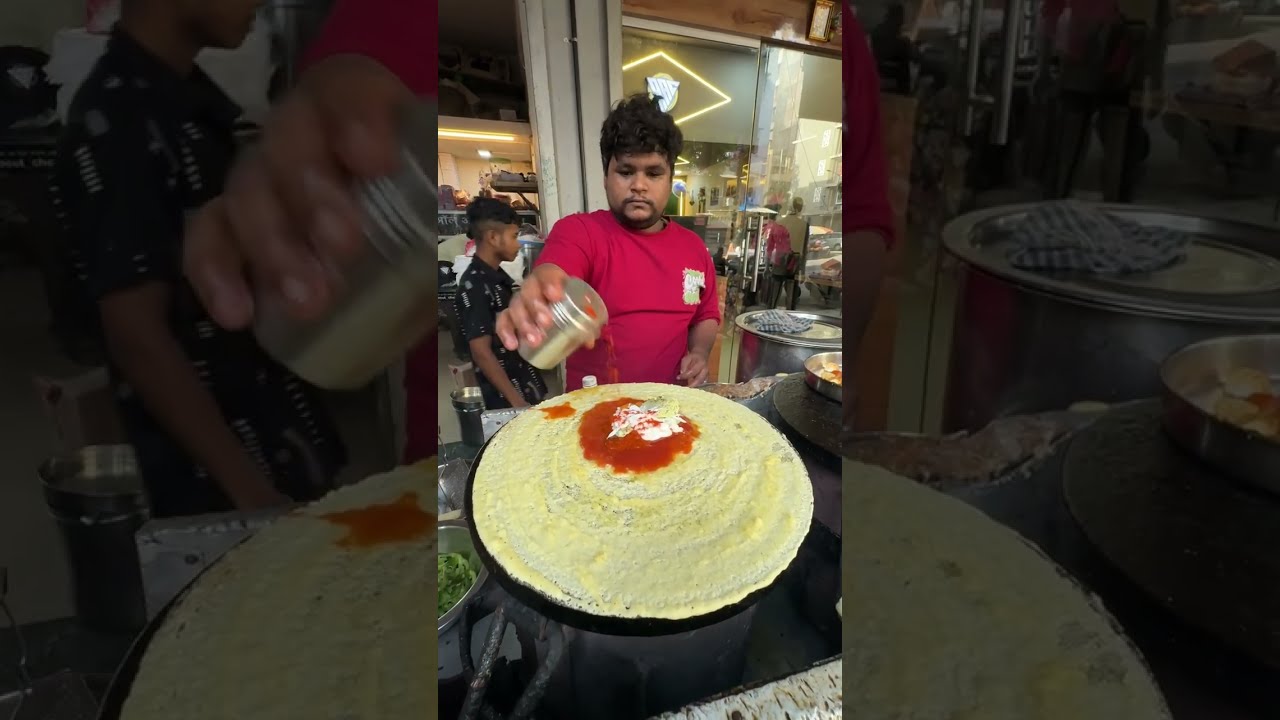Mumbai Famous Paneer Tikka Matki Dosa Making | Indian Street Food 