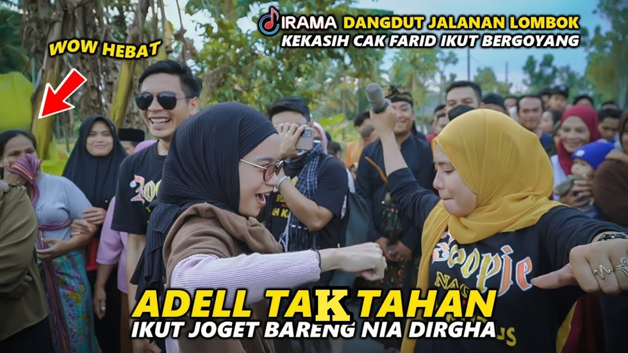 SERU !! ADELL TAK MAU KETINGGALAN JOGET DENGAR KOPLO KEKASIHNYA CAK FARID DI LAGU TAMU MALAM MINGGU