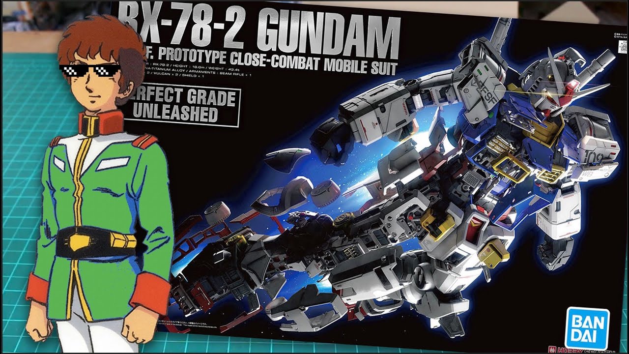 PG UNLEASHED RX-78-2 Gundam — распаковка