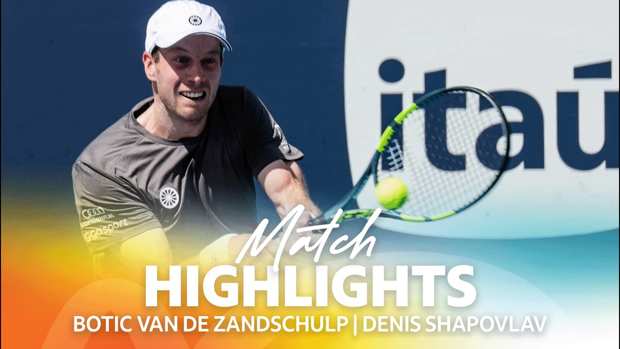 B. Van de Zandschulp vs. D. Shapovalov Match Highlights | 2026 Miami Open