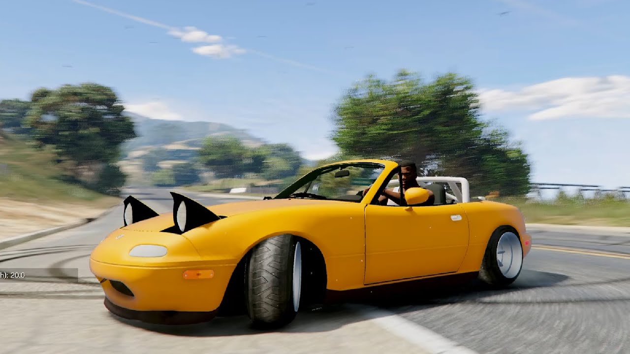 Mazda MX5 Miata Stance edition - GTA V | +9800 MOVIES _REVIEW