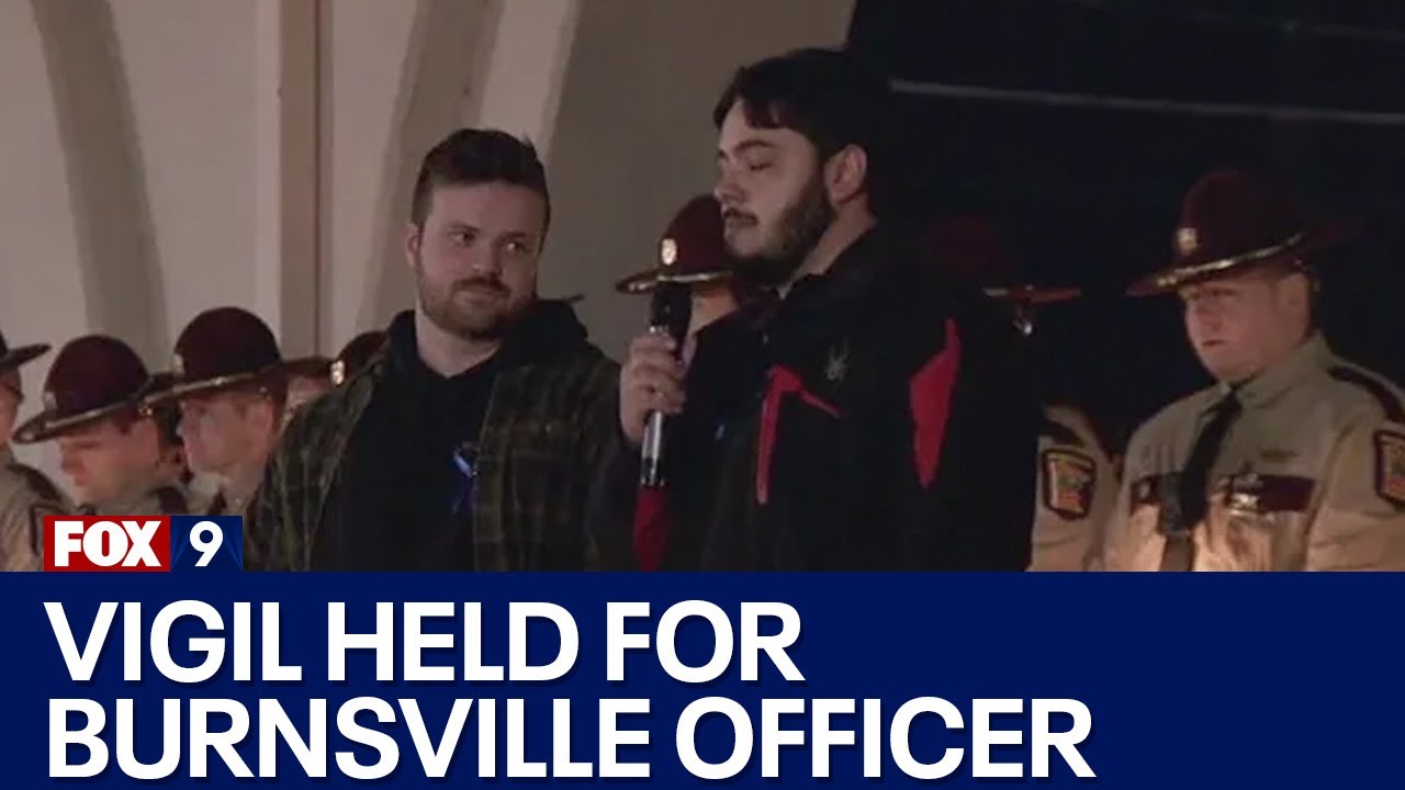Vigil held for Burnsville Officer Matthew Ruge following death