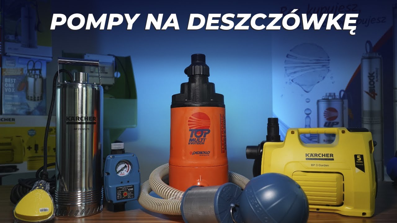 Pompy na deszcz&oacute;wkę Pedrollo i Karcher | Wobet-Hydret