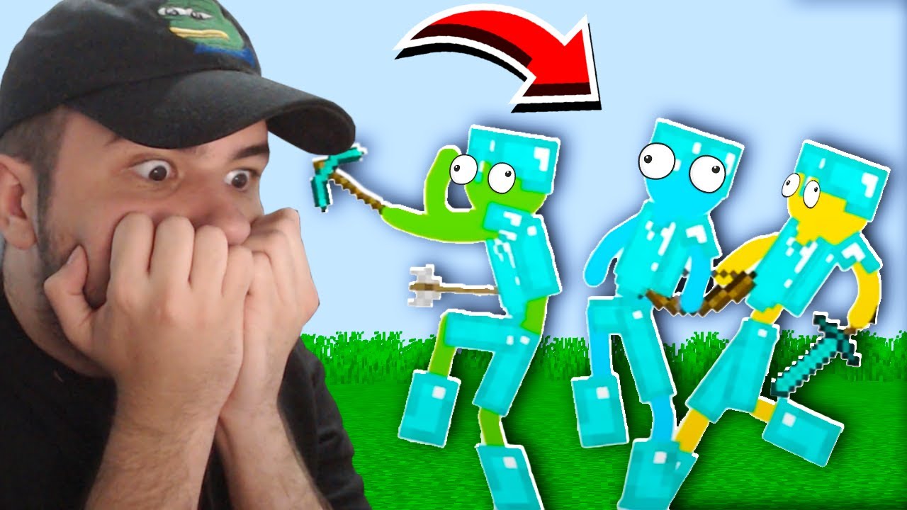 Reactionez La ANIMATIE vs MINECRAFT ! *EXTREM*