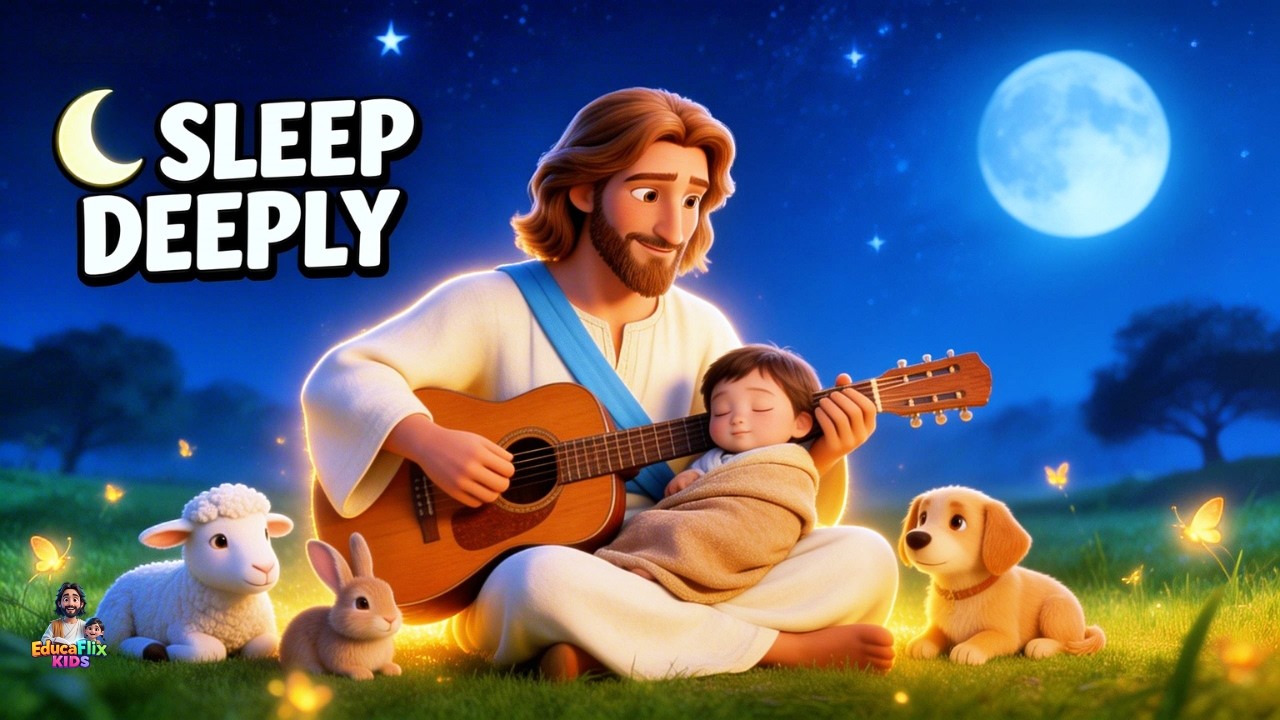 😴 Sleep Deeply with Jesus 🌙 Relaxing Christian Music for Children