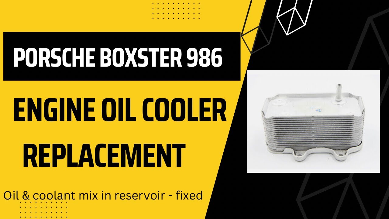 Porsche 986 Boxster Oil Cooler Replacement: Step-by-Step Guide #986 #porsche