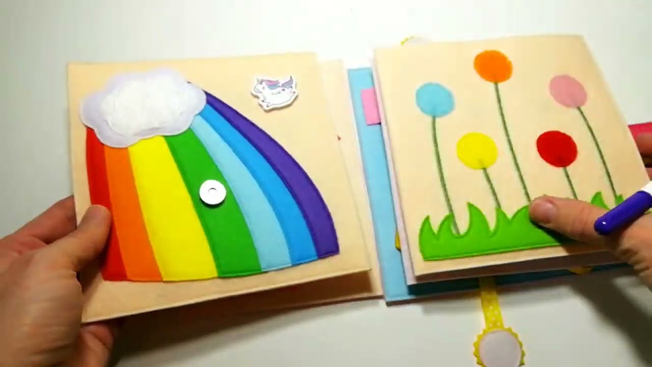 The easiest way to assemble quiet book pages