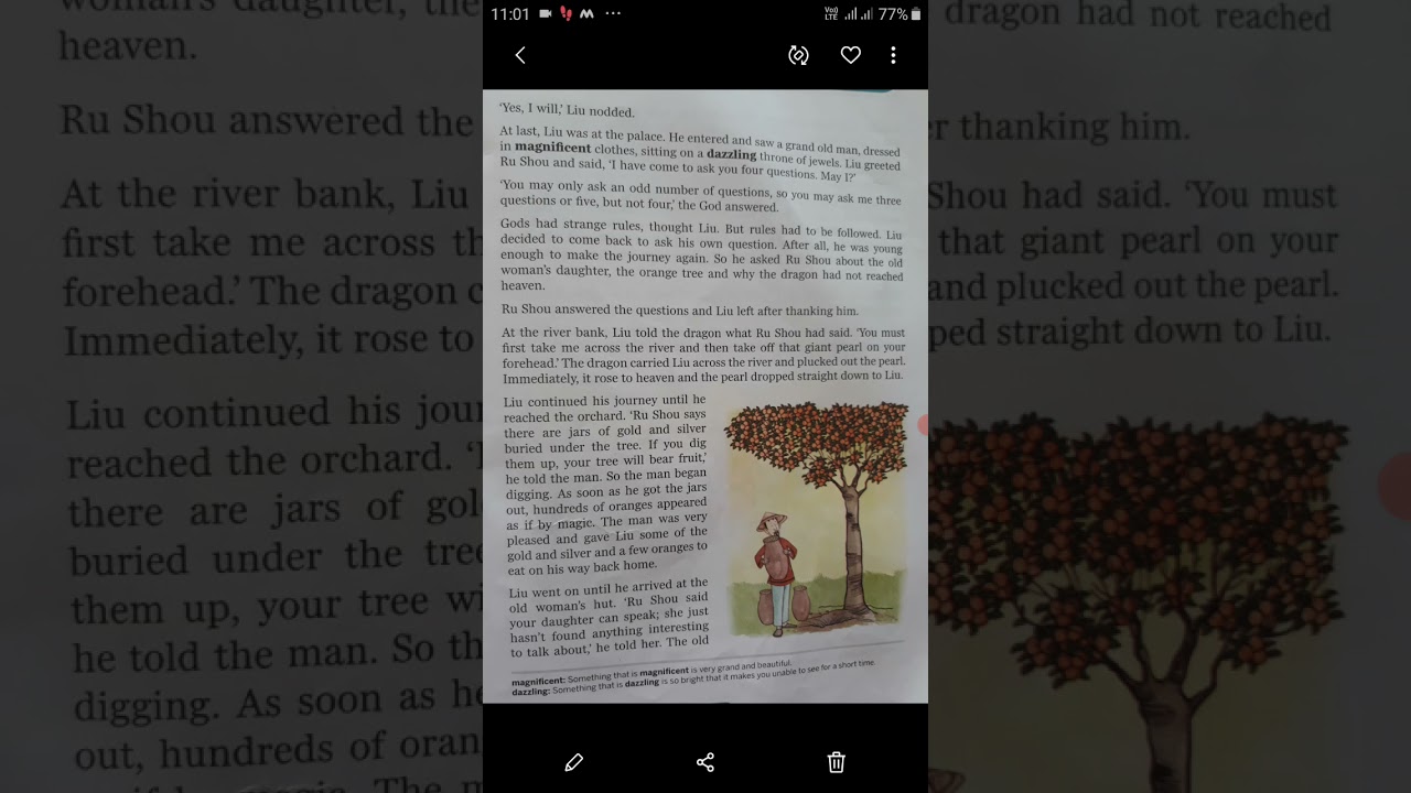 Class- VI The Waters of Olive Lake (Part-2) translation by Lakhbir Kaur Cheema