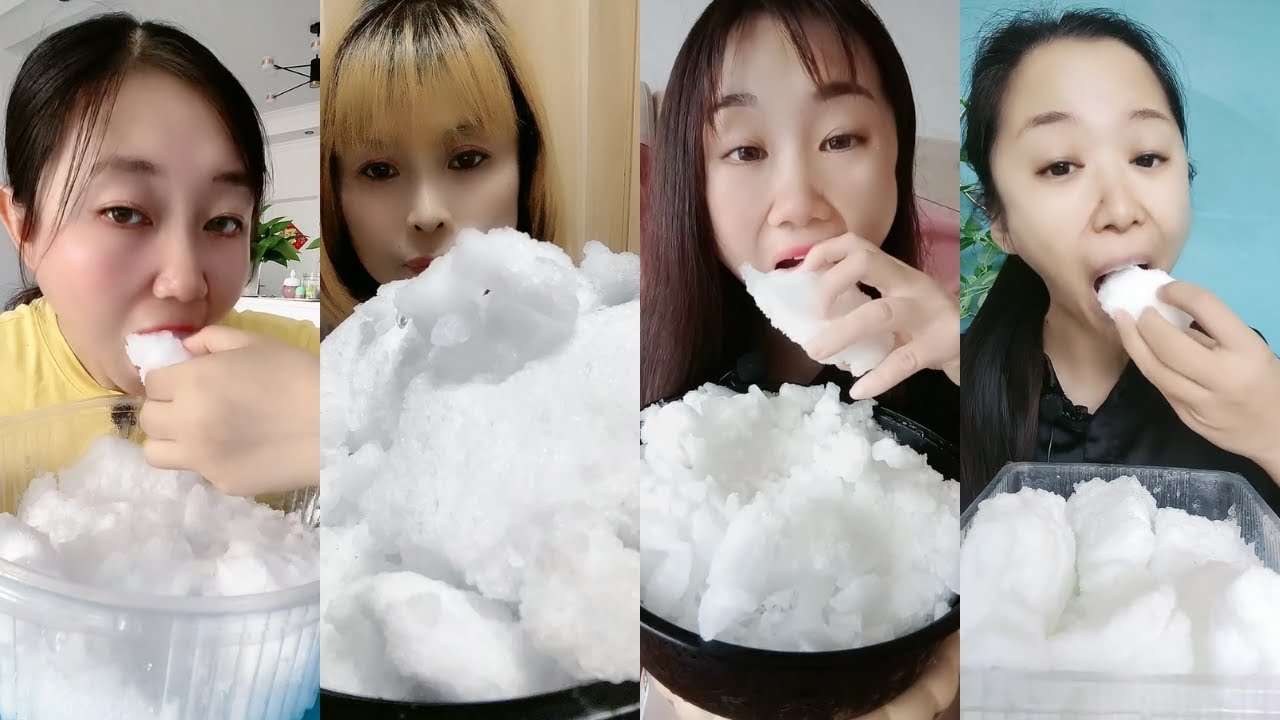 【ASMR】FREEZER FROST CRUNCH ICE POWDERY ICE EATING ASMR ❄️CRISPY CRUNCHY ICE EATING SOUNDS ASMR
