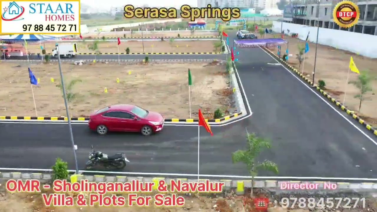 OMR - Navalur plots for sale premium Properties in Semmancheri  #plotsforsale #omr #plots #villa