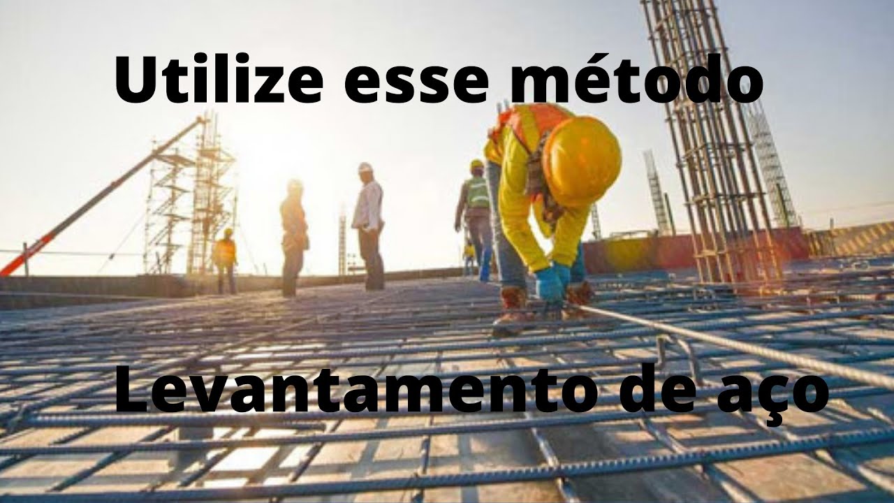 Como levantar o quantitativo de aço do projeto