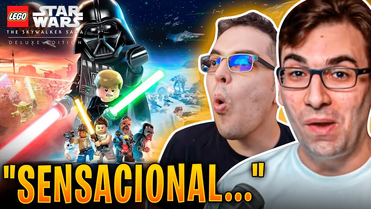 YOUTUBERS REAGINDO AO INÍCIO DO LEGO STAR WARS: A SAGA SKYWALKER