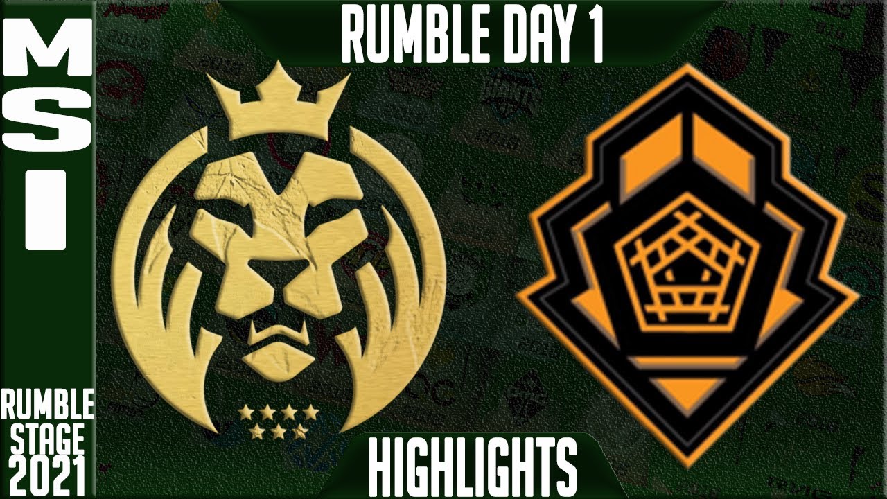 MAD vs PGG Highlights | MSI 2021 Rumble Group Day 1 | MAD Lions vs Pentanet.GG