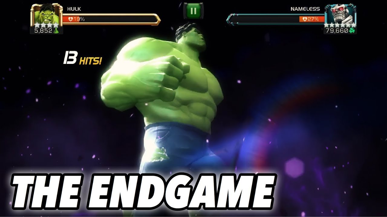 The Endgame | Uncollected Nameless Thanos Fight | Marvel Contest of Champions