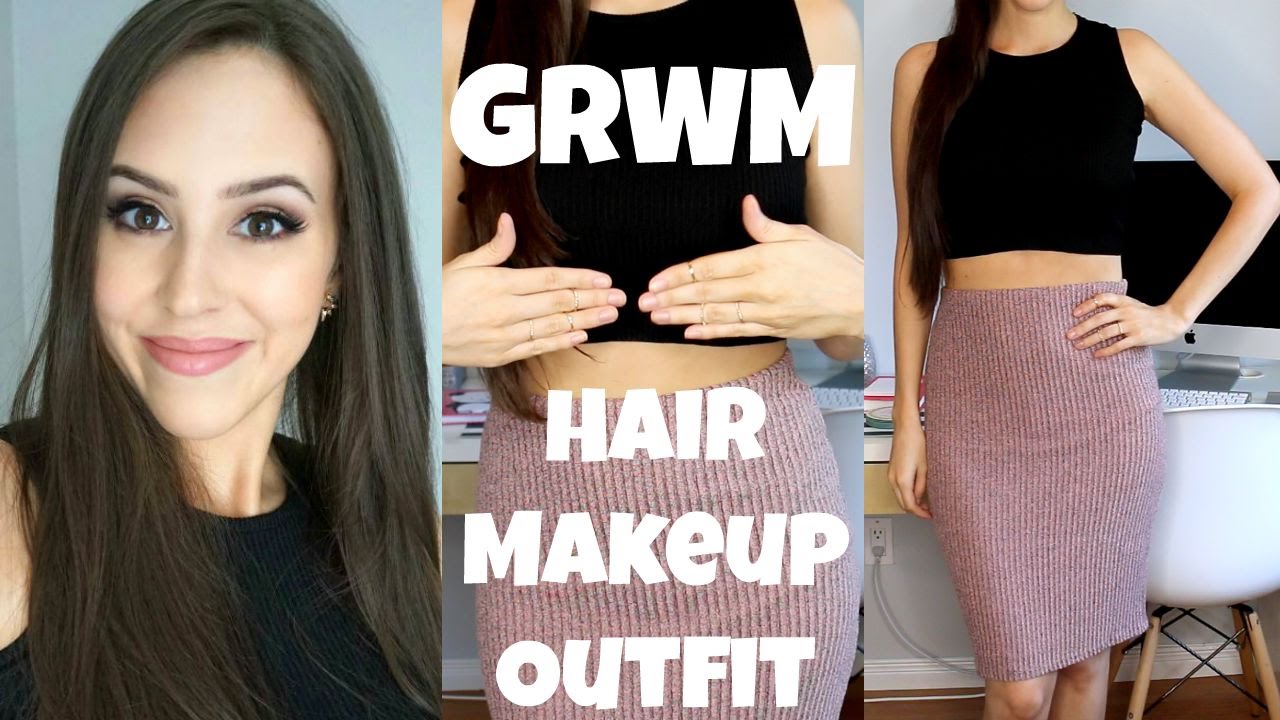 GRWM: Night Out - Hair, Makeup and Outfit 2015