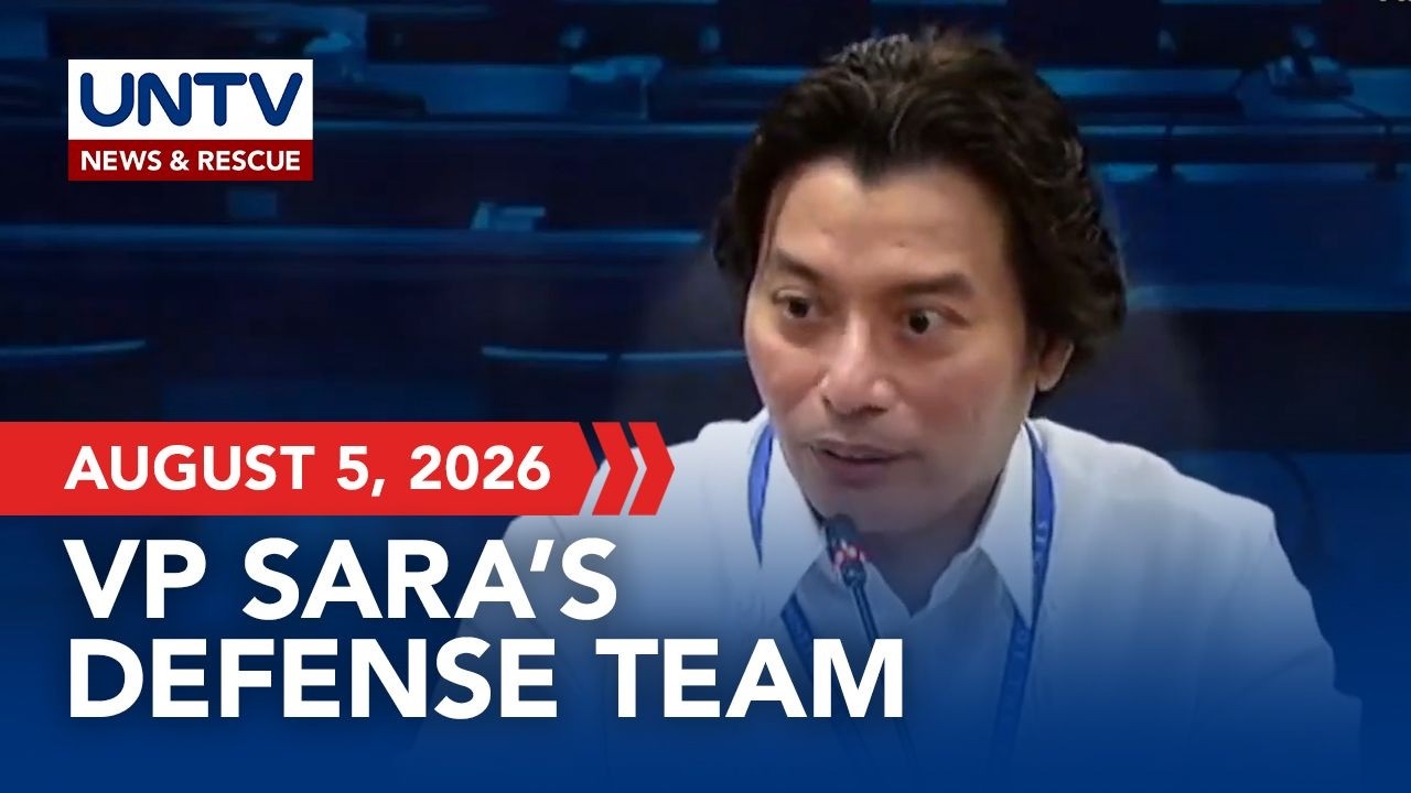 PRESSCON: Atty. Poa meets the press on VP Sara Duterte's impeachment trial,  Day 13 | August 5, 2026