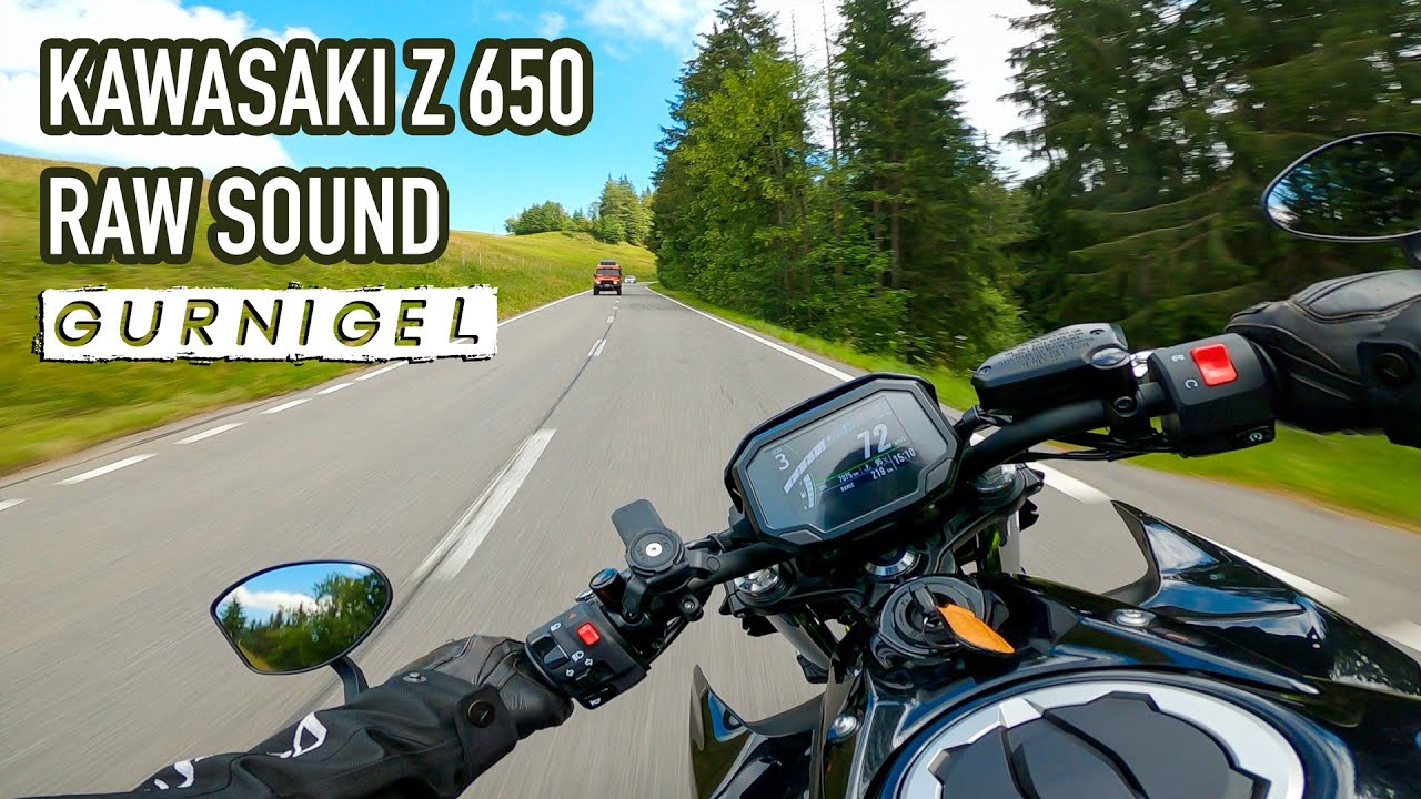 Nach dem Regen kommt die Sonne oder so ähnlich | Kawasaki Z650 | RAW Sound | Schweiz