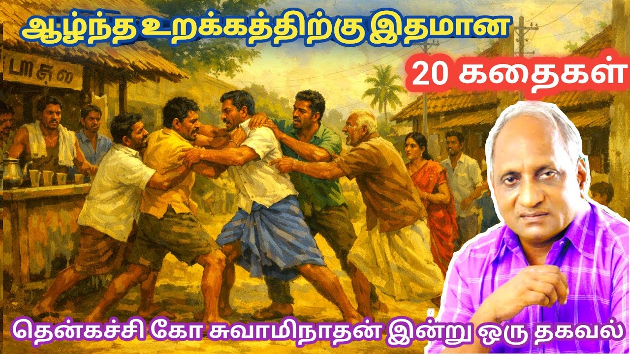 மன அழுத்தம் நீங்கி மன அமைதி   பெற சிறந்த பத்து கதைகள் | தென்கச்சி கோ சுவாமிநாதன் கதைகள்