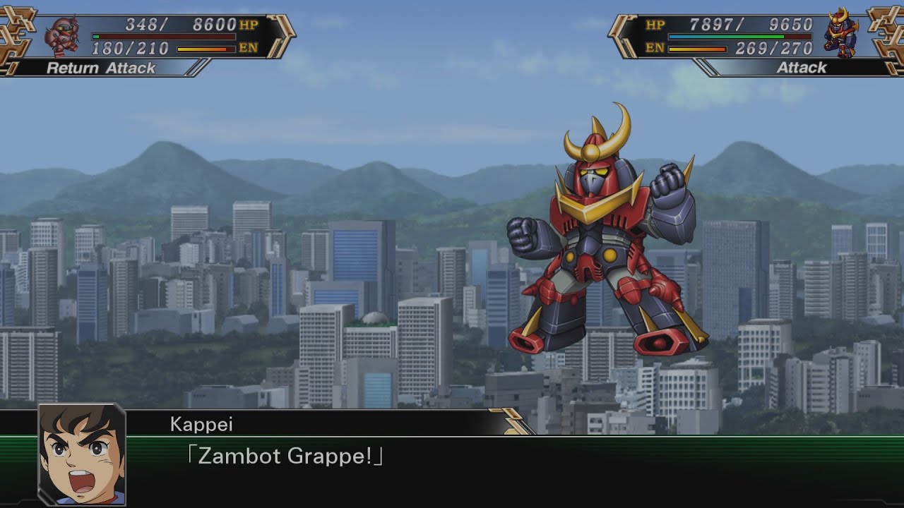 Super Robot Wars V - Zambot 3 Attacks