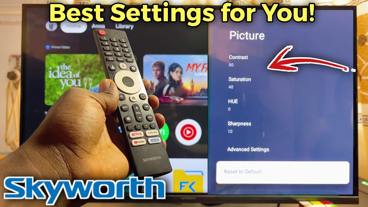 Best Settings for Skyworth TV 2025
