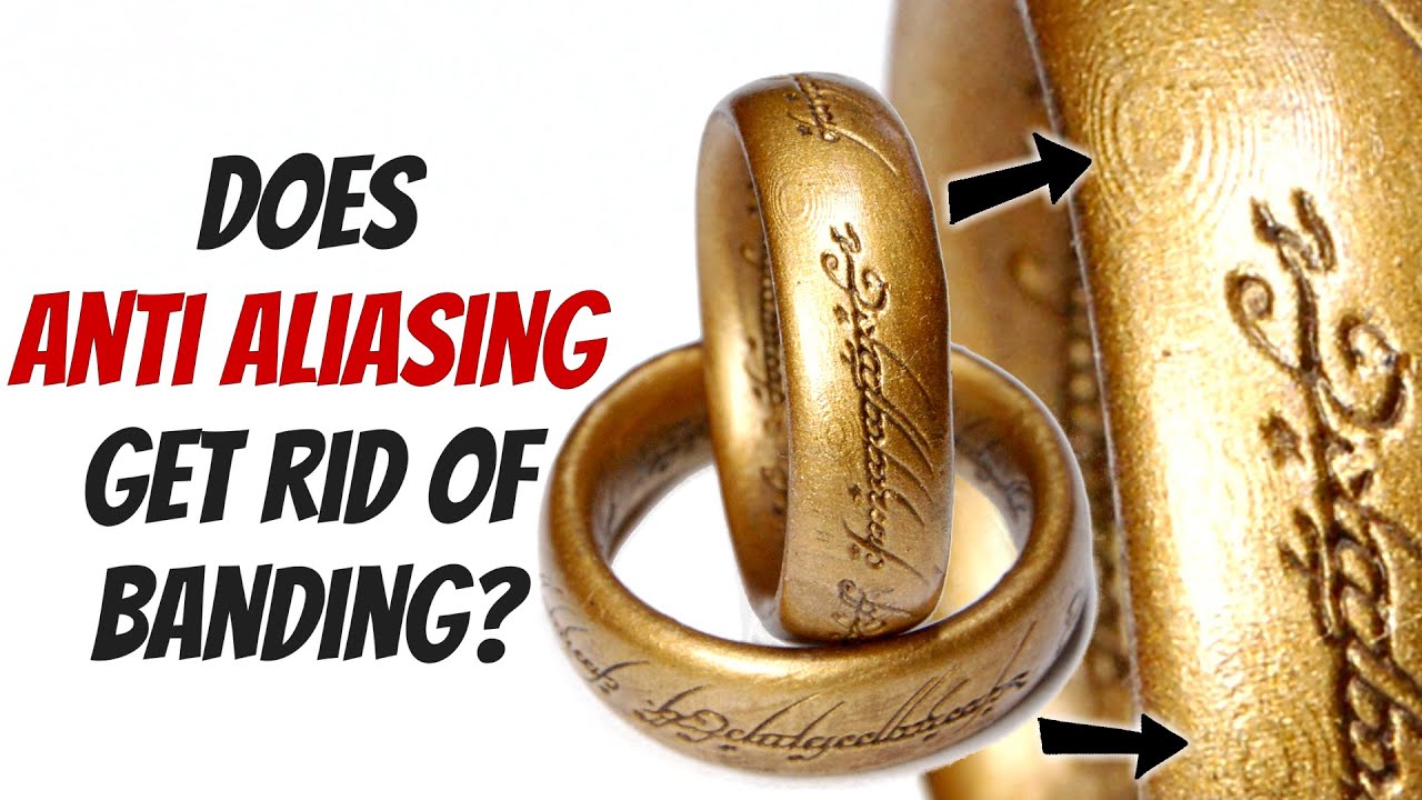 Anti Aliasing and Banding in 3D Printing
